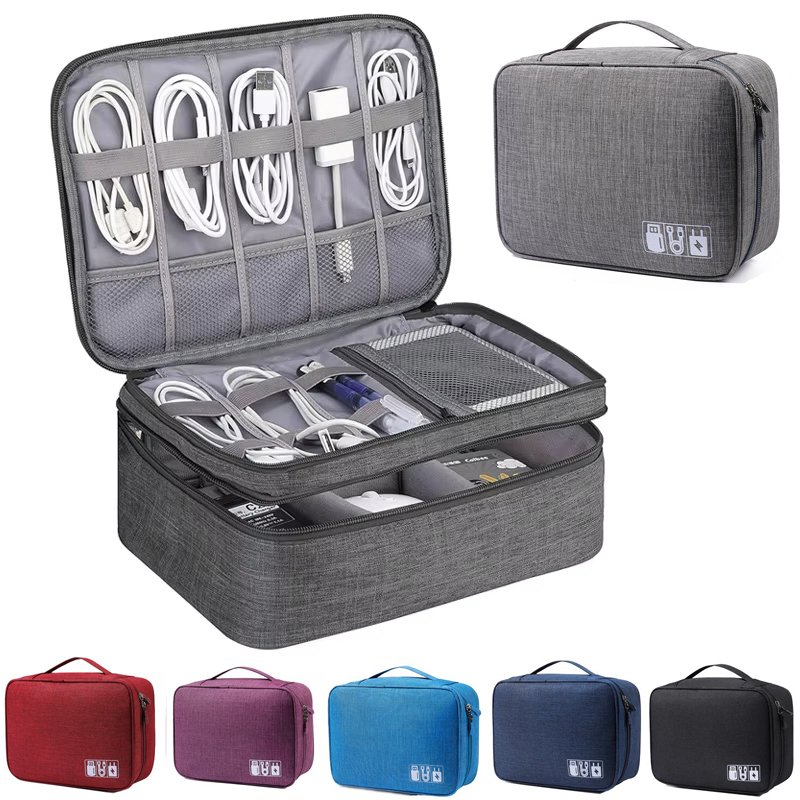 حقيبة تخزين الكابلات مقاومة لل - مراجعة Tech Accessories Case وسعره
